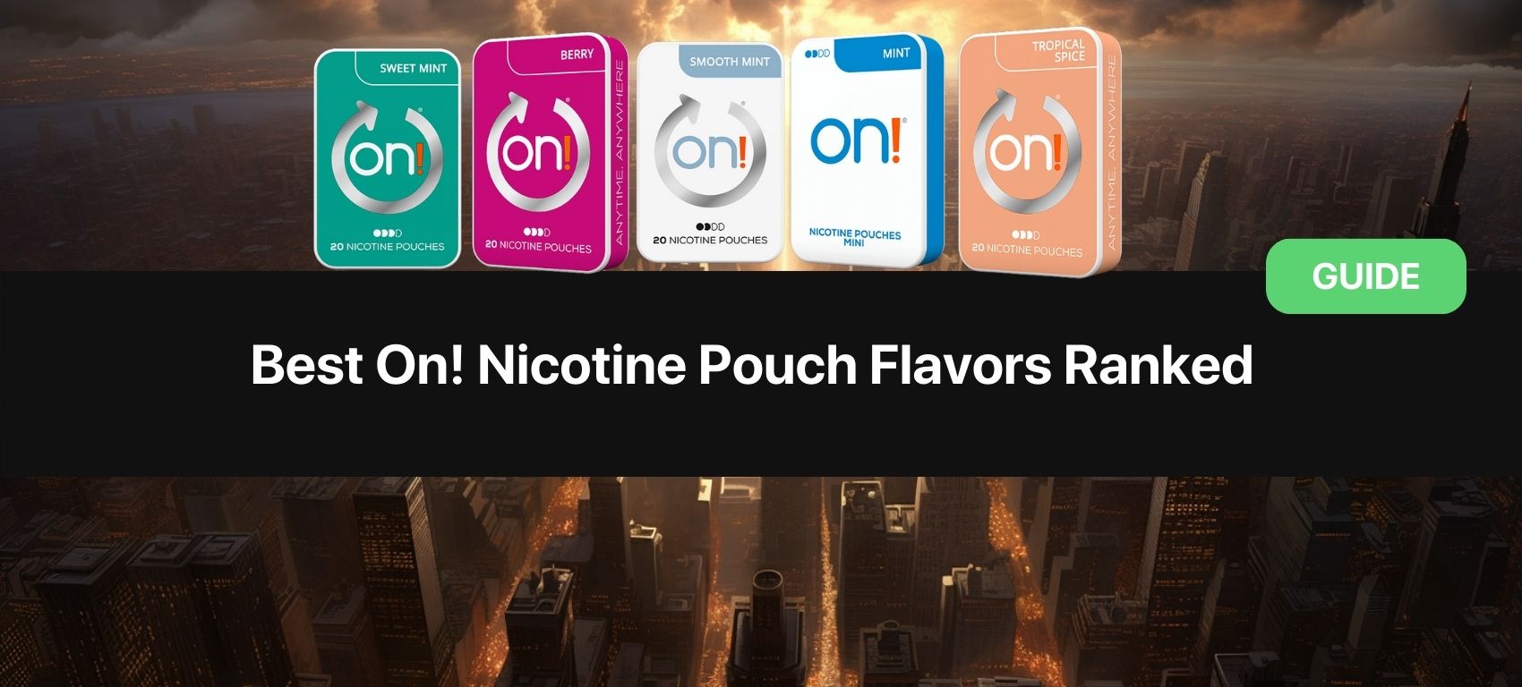 Beste On! Pouch Nikotinpouches Geschmäcker im Ranking (2024)