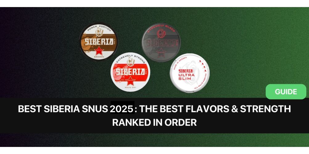 Best Siberia Snus 2025: The Best Flavors & Strength Ranked in Order