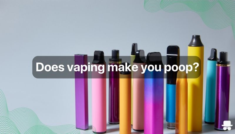 ¿Vapear hace que vayas al baño?