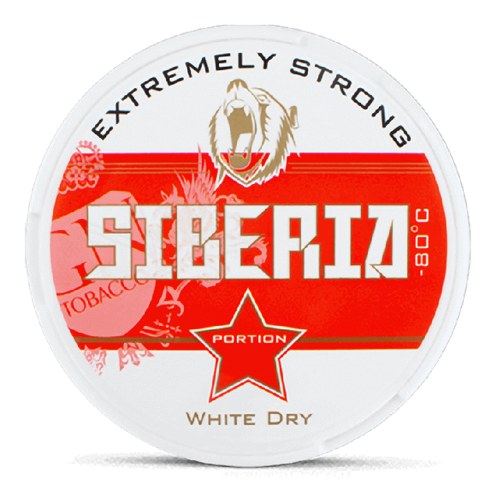 Siberia -80 White Dry Portion Product Label