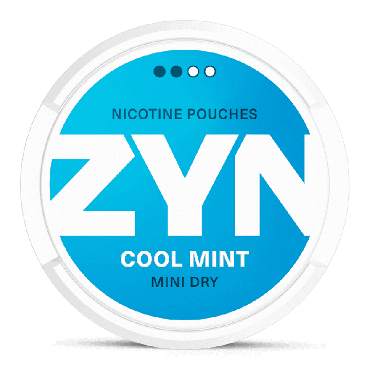 ZYN Mini Dry Cool Mint 3 mg Product Label