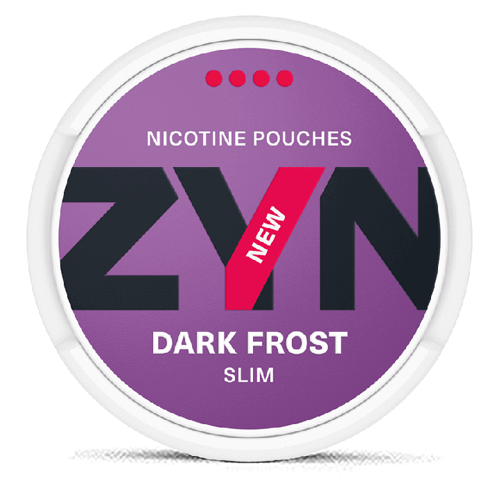 ZYN Slim Dark Frost Extra Strong Product Label