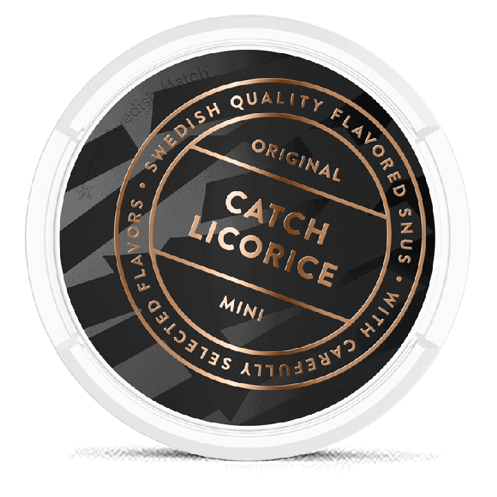 Catch Licorice Mini Product Label