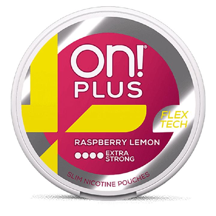 on! PLUS Raspberry Lemon Extra Strong