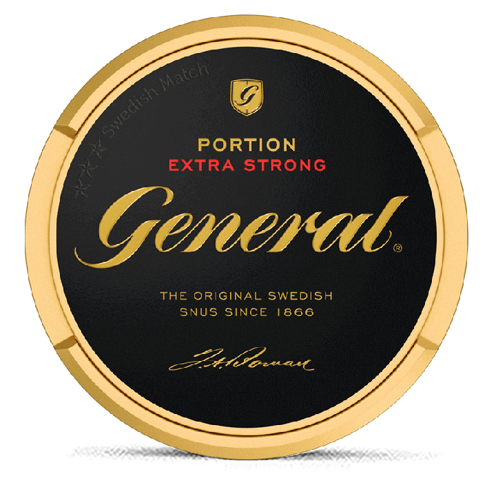 General Original Portion Extra Strong Product Label