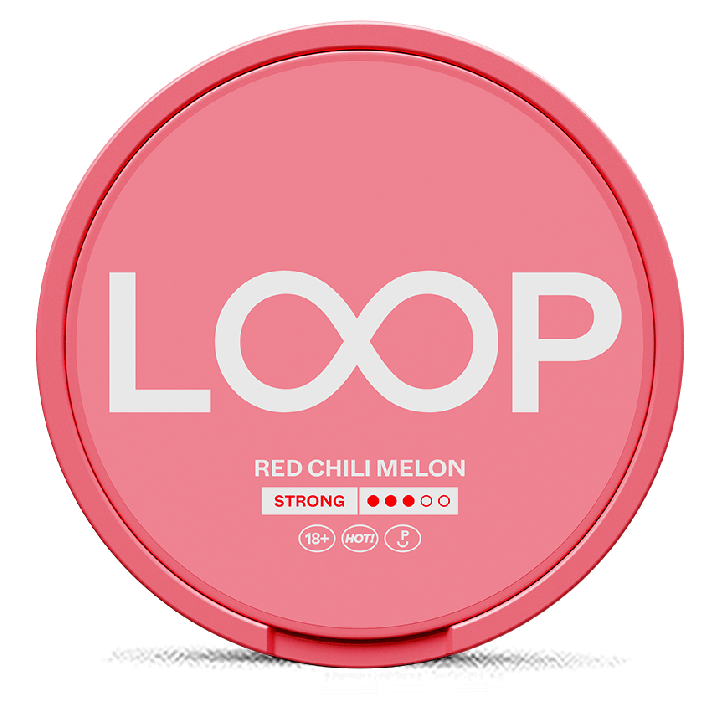 LOOP Red Chili Melon Strong Product Label