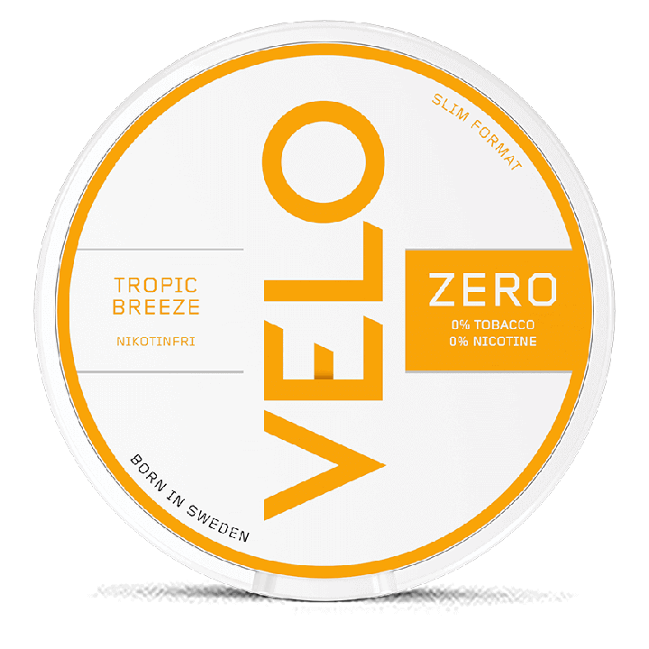 VELO Tropic Breeze Zero Product Label