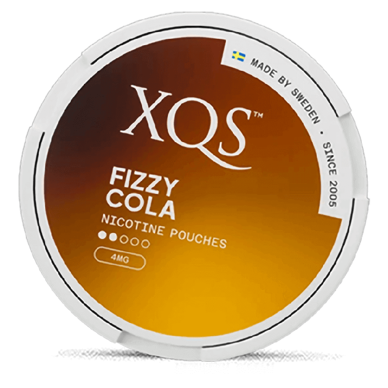 XQS Fizzy Cola 4 mg Product Label
