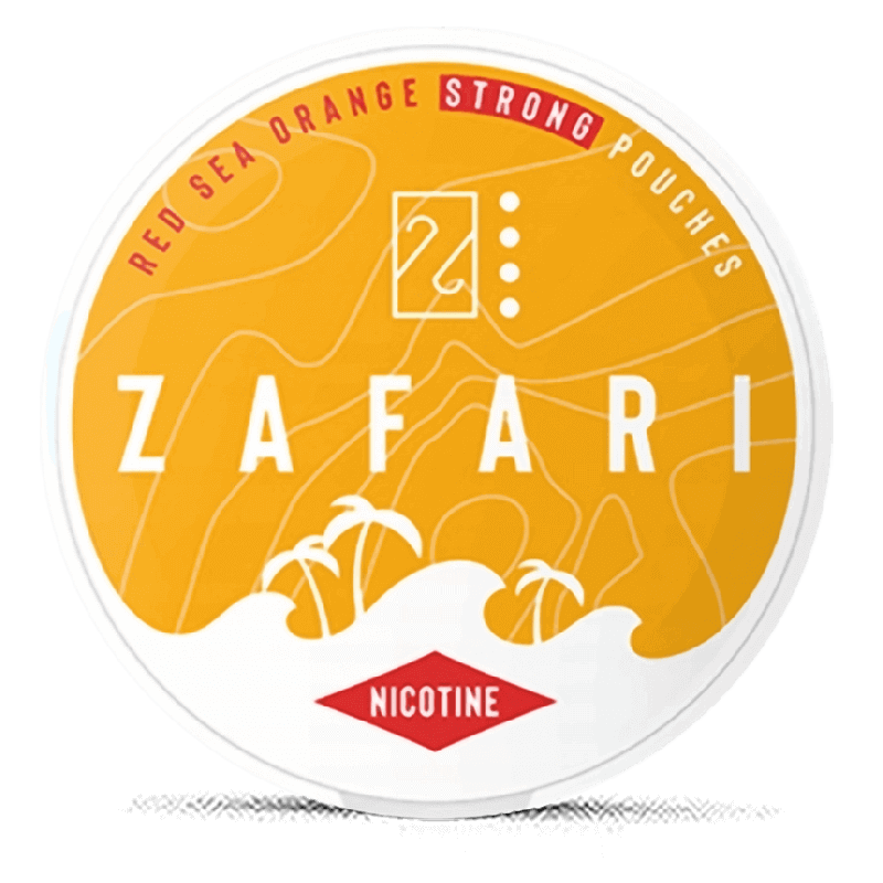 Zafari Red Sea Orange Extra Strong Product Label