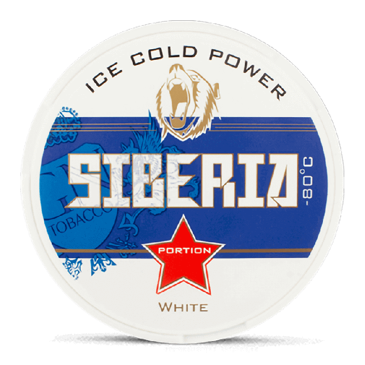 Siberia -80 White Portion Product Label