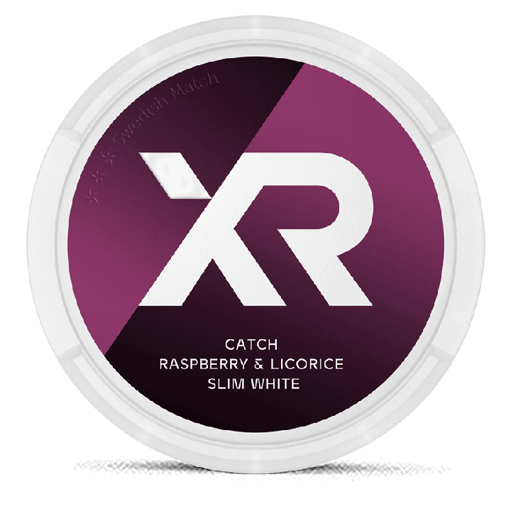 XR Catch Raspberry and Licorice Product Label