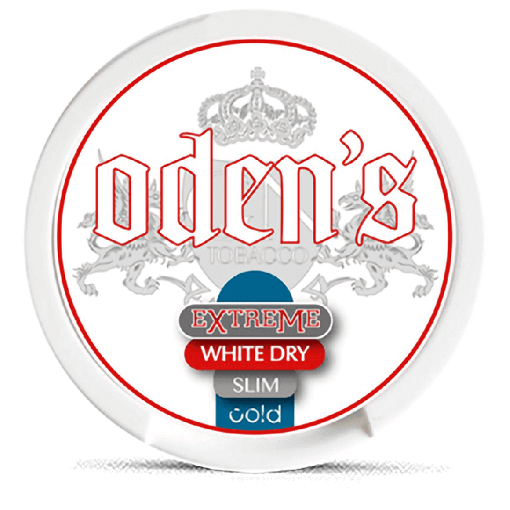 Odens Cold Extreme White Dry Slim Product Label