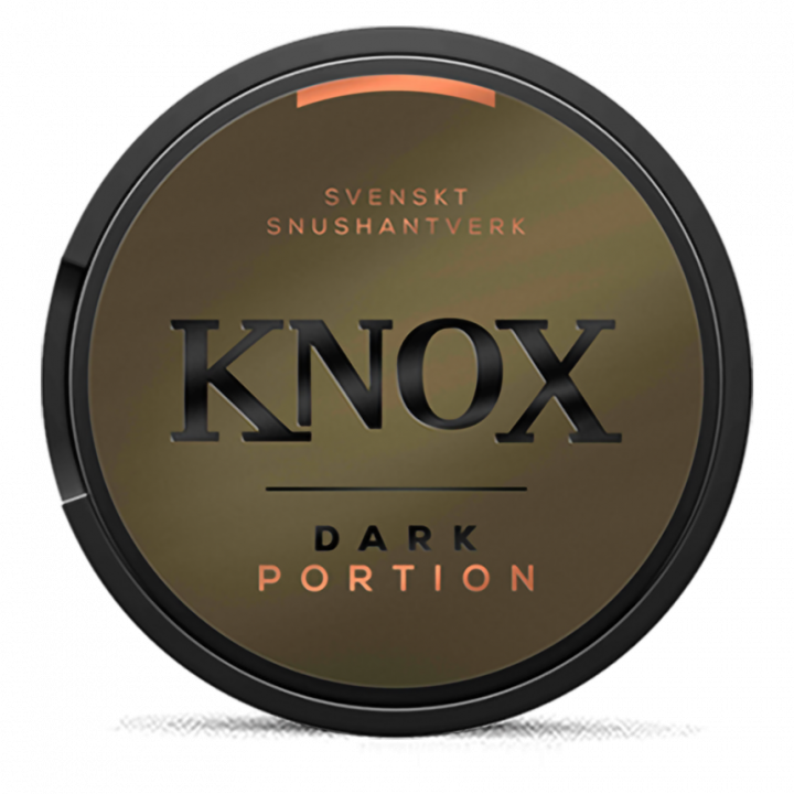 Knox Dark Original Portion Product Label