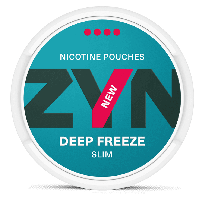 ZYN Slim Deep Freeze Extra Strong Product Label