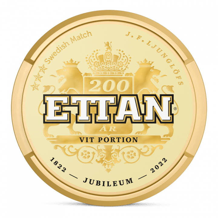 Ettan White Portion snus can at Snusdaddy.com