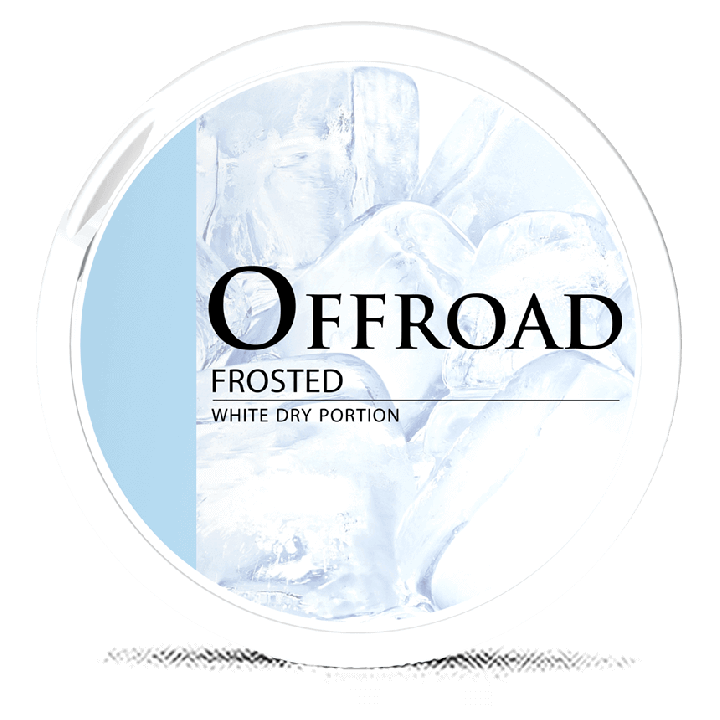 Offroad Frosted White Dry Portion Extra Strong Product Label