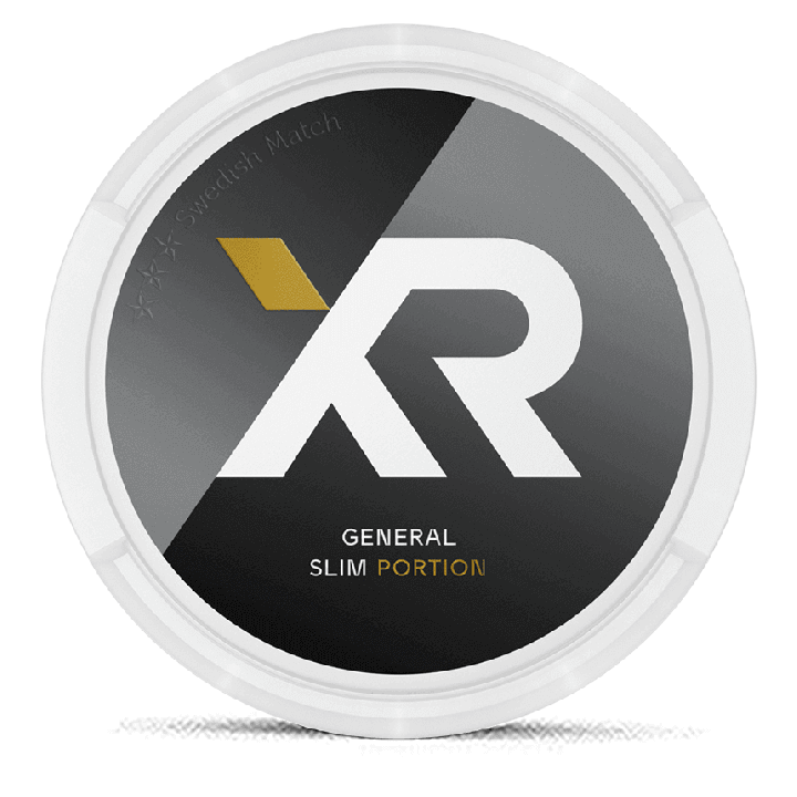 XR General Slim Portion snus can at Snusdaddy.com
