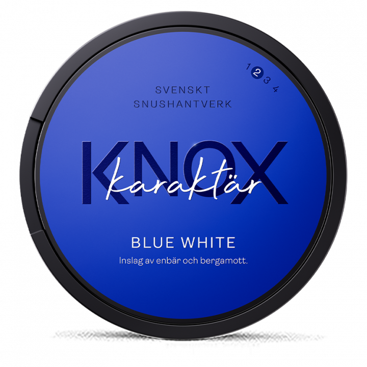 Knox Blue White Portion Product Label