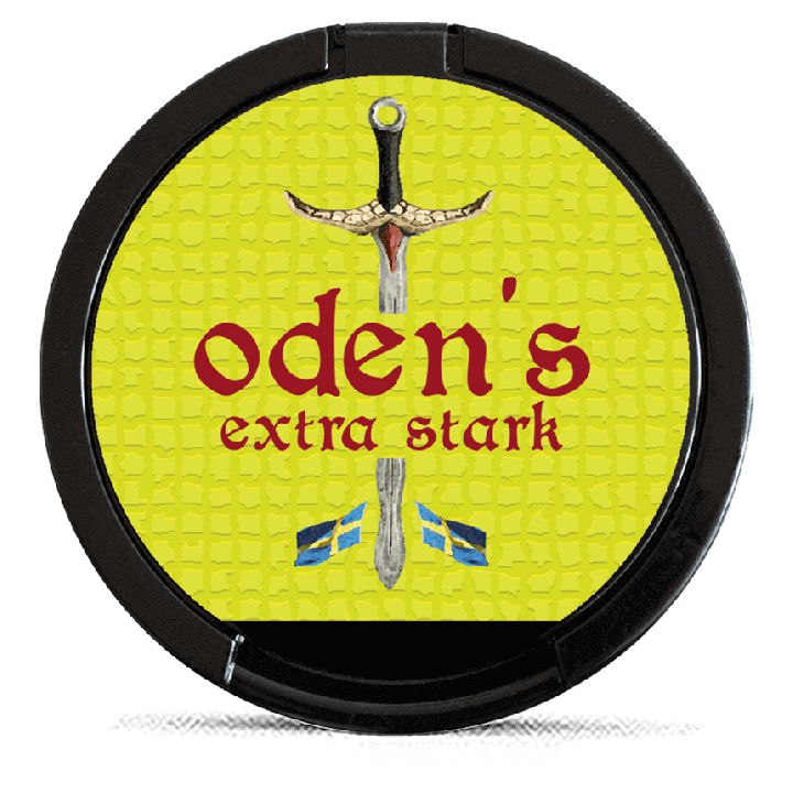 Odens Lime Extra Strong Portion Product Label
