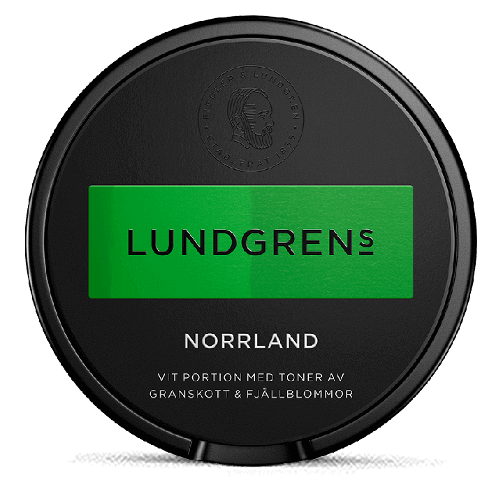Lundgrens Norrland White Portion Product Label