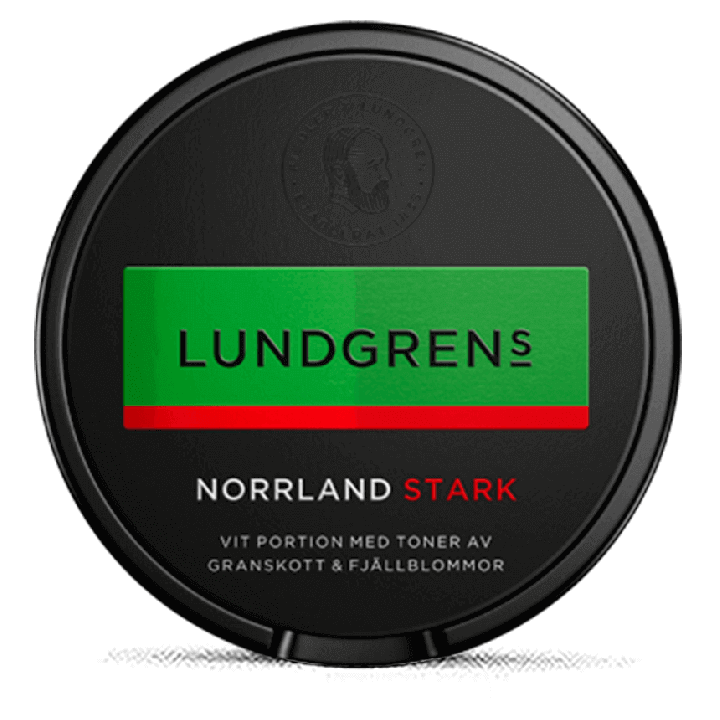 Lundgrens Norrland Strong White Portion Product Label