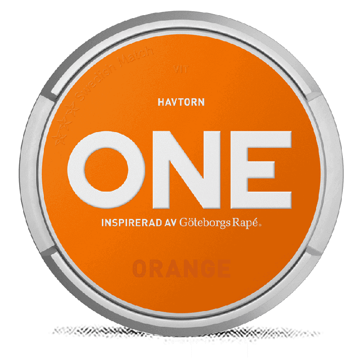 One Orange White Portion Product Label