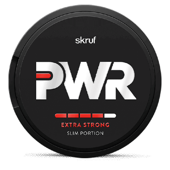Skruf PWR EXtra Srong Slim Portion Product Label