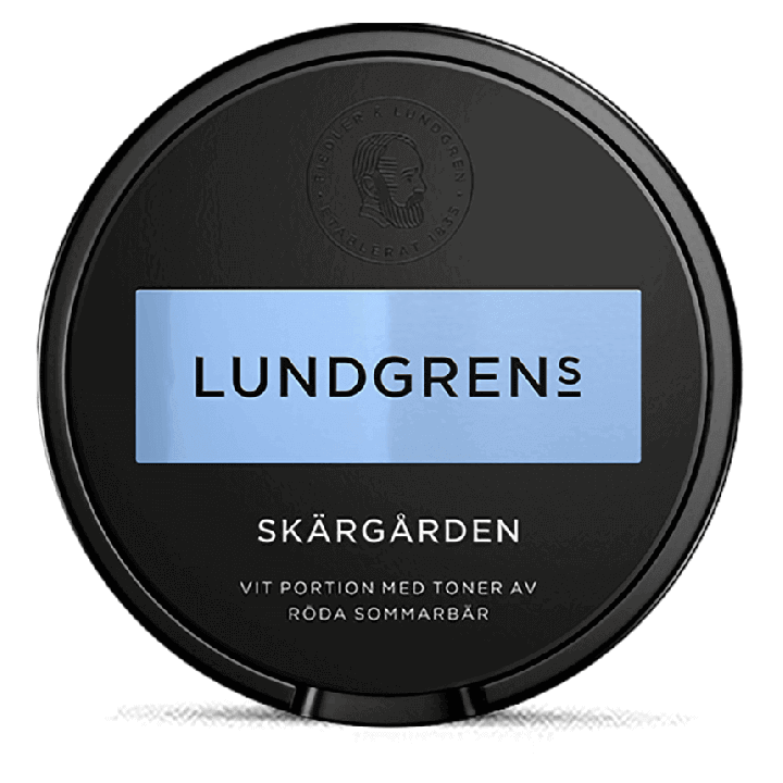 Lundgrens Skärgården White Portion Product Label