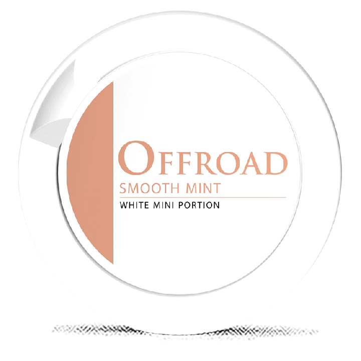 Offroad Smooth Mint White Portion Mini Product Label