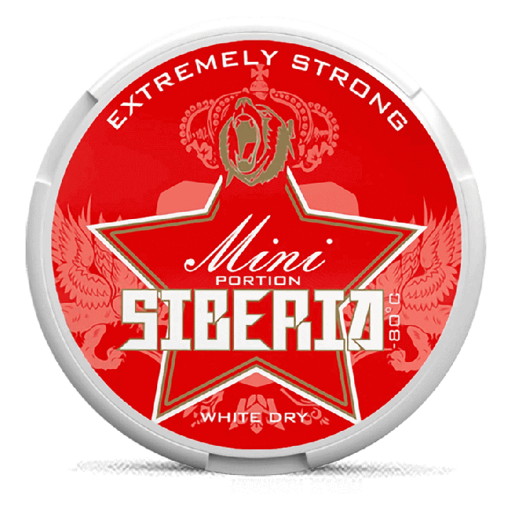 Siberia -80 White Dry Mini Product Label