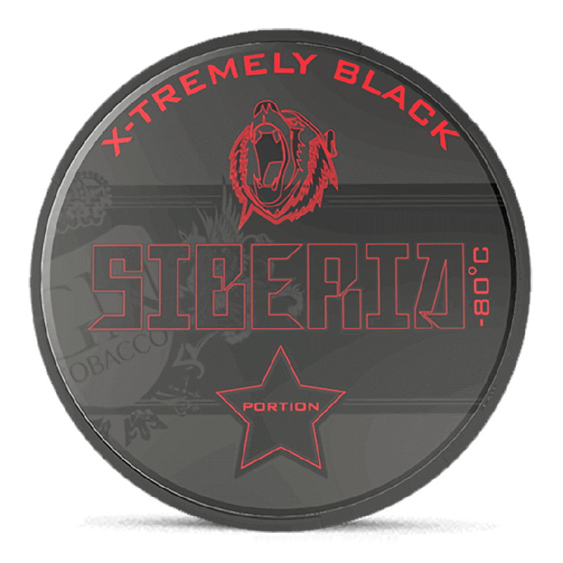 Siberia -80 Black Portion Product Label Siberia -80 Black Portion Product Label