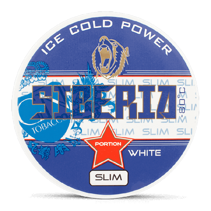 Siberia -80 White Slim Product Label Siberia -80 White Slim Product Label