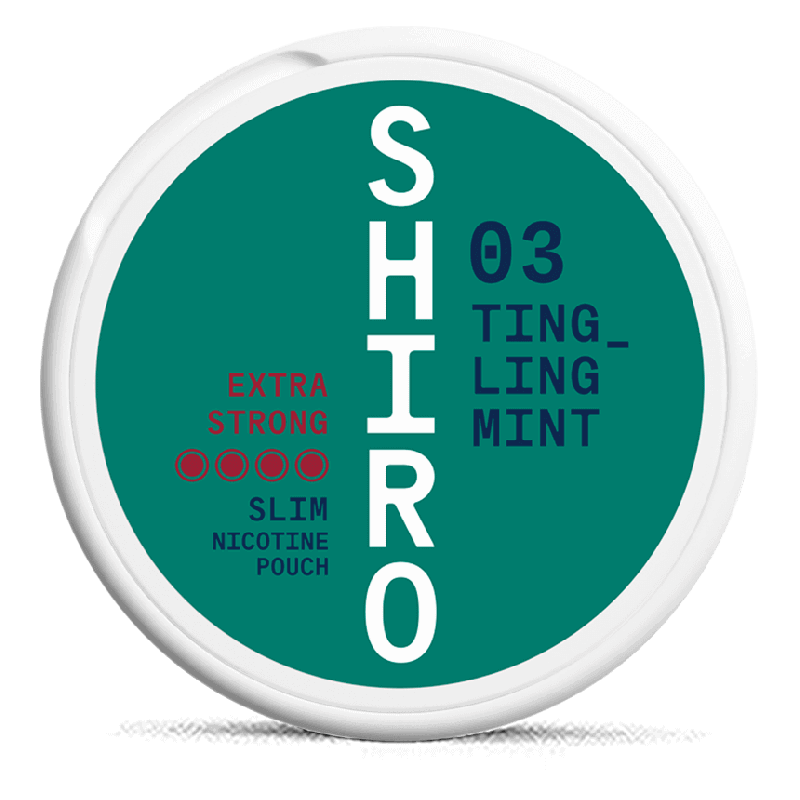 Shiro No. 03 Tingling Mint Slim Extra Strong Product Label Shiro No. 03 Tingling Mint Slim Extra Strong Product Label