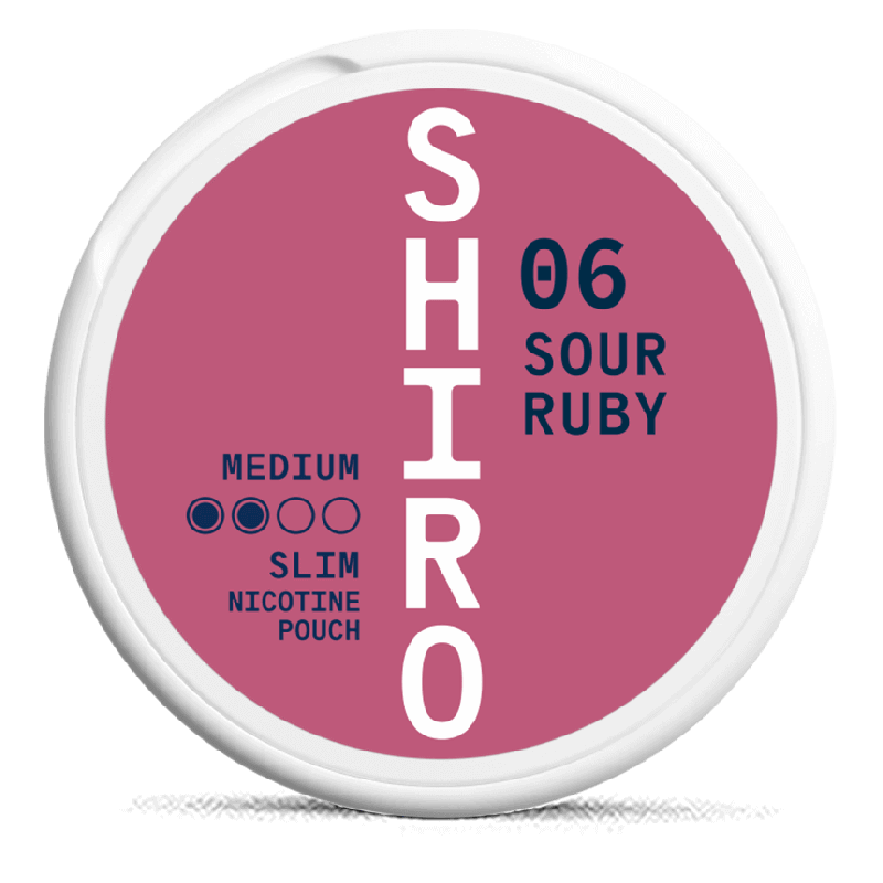 Shiro No. 06 Sour Red Berry Product Label Shiro No. 06 Sour Red Berry Product Label