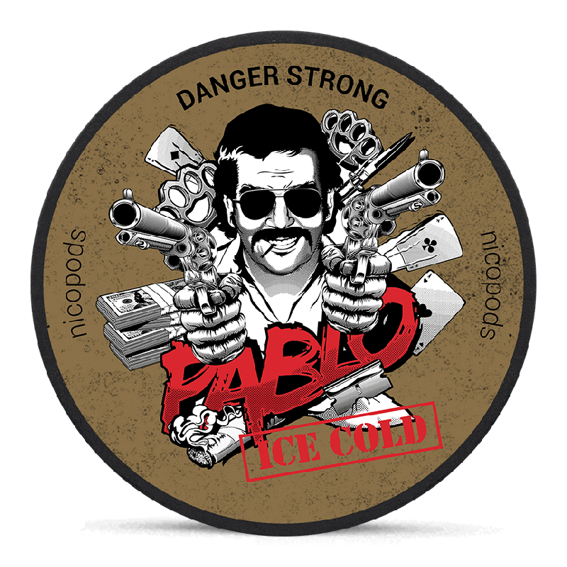 Pablo Ice Cold Super Strong Slim All White Product Label Pablo Ice Cold Super Strong Slim All White Product Label