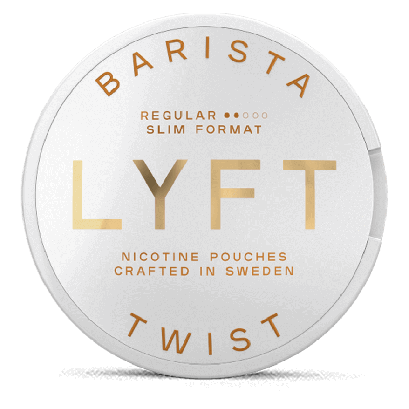 LYFT Barista Twist Slim Strong All White Portion Product Label LYFT Barista Twist Slim Strong All White Portion Product Label