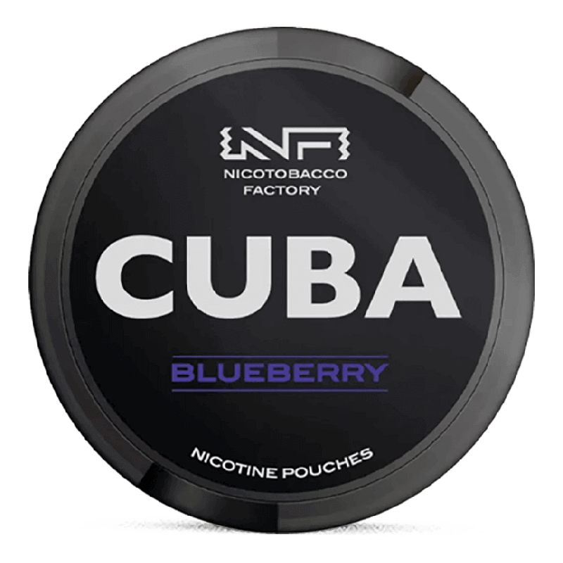 CUBA Black Blueberry Slim Product Label CUBA Black Blueberry Slim Product Label