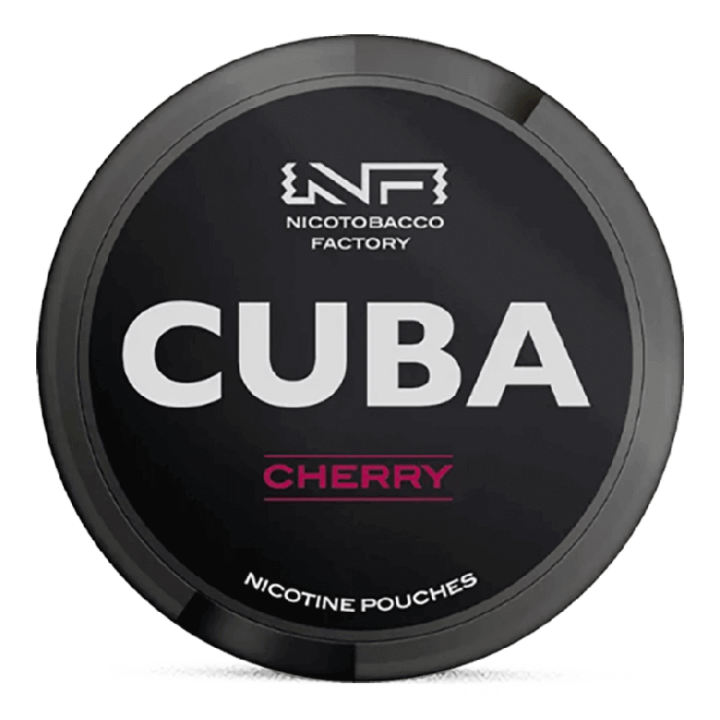 CUBA Black Cherry Slim Product Label CUBA Black Cherry Slim Product Label