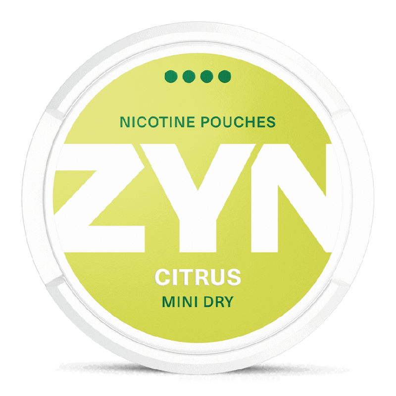 ZYN Mini Dry Citrus 6 mg Product Label ZYN Mini Dry Citrus 6 mg Product Label