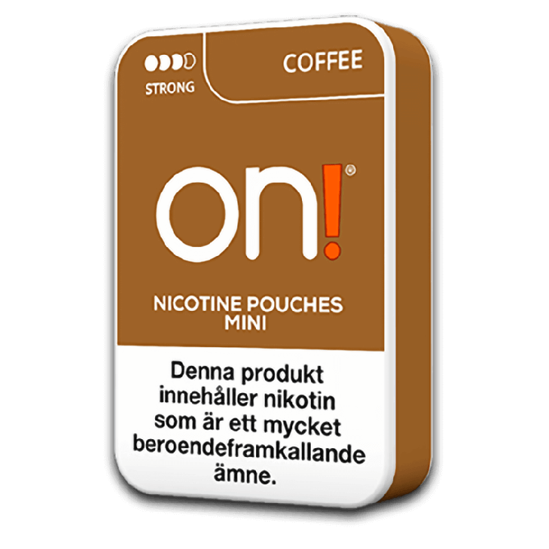 on! Coffee 6 mg Product Label on! Coffee 6 mg Product Label