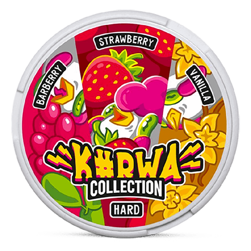 Kurwa Collection Barberry - Strawberry - Vanilla Product Label Kurwa Collection Barberry - Strawberry - Vanilla Product Label