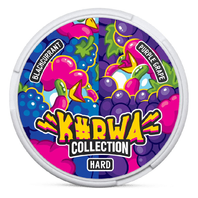 Kurwa Collection Blackcurrant - Purple Grape Product Label Kurwa Collection Blackcurrant - Purple Grape Product Label