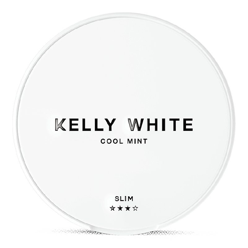 Kelly White Cool Mint Slim Product Label Kelly White Cool Mint Slim Product Label