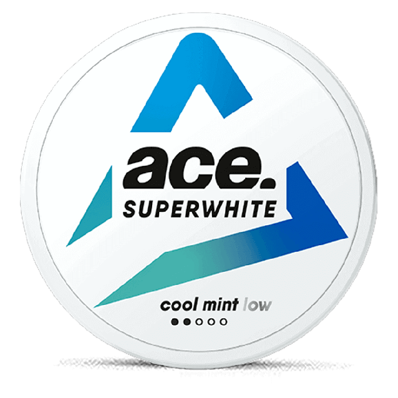 Ace Super White Cool Mint Low Product Label Ace Super White Cool Mint Low Product Label