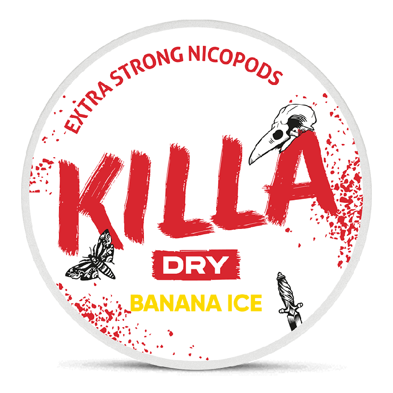 Killa Dry Banana Ice Product Label Killa Dry Banana Ice Product Label