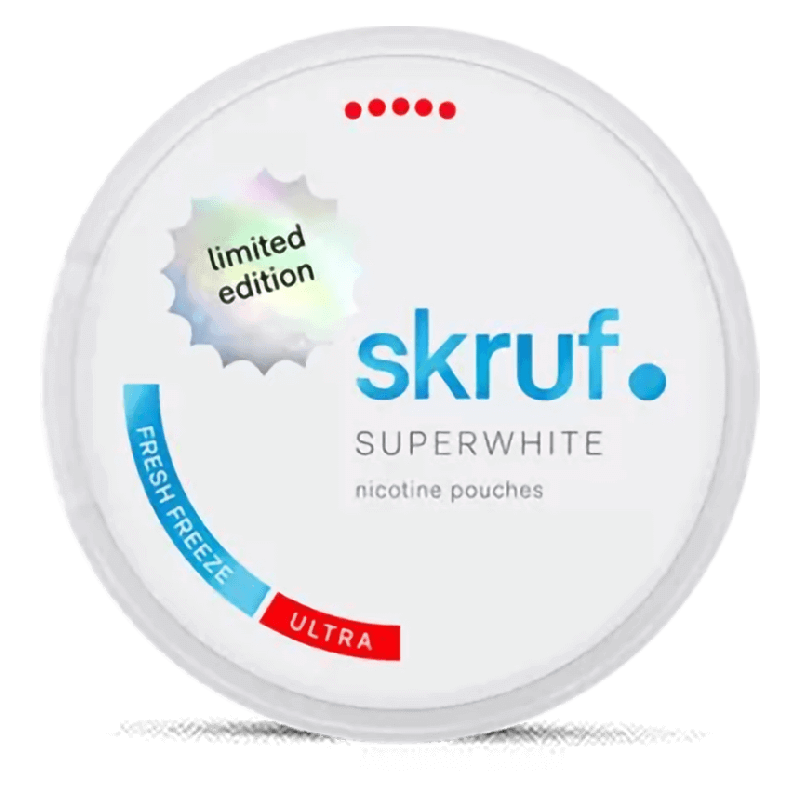 Skruf Superwhite Fresh Freeze Ultra Strong Product Label Skruf Superwhite Fresh Freeze Ultra Strong Product Label