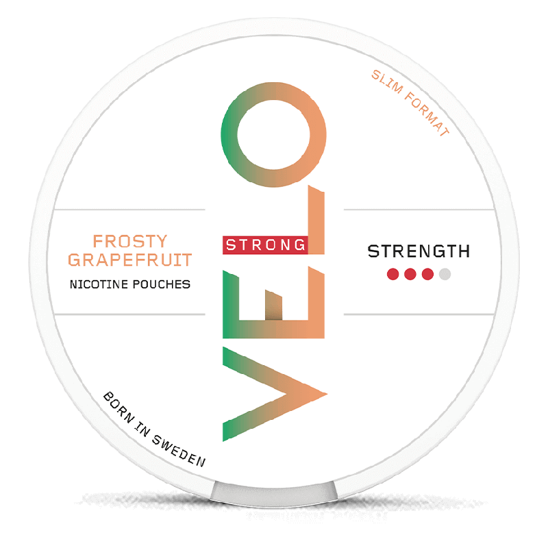 VELO Frosty Grapefruit Strong Product Label VELO Frosty Grapefruit Strong Product Label