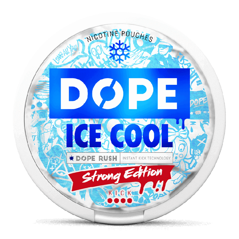 DOPE Ice Cool Strong Product Label DOPE Ice Cool Strong Product Label