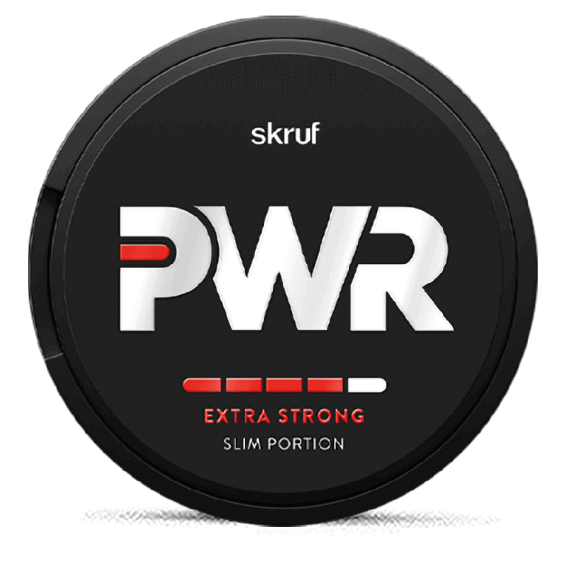 Skruf PWR EXtra Srong Slim Portion Product Label Skruf PWR EXtra Srong Slim Portion Product Label