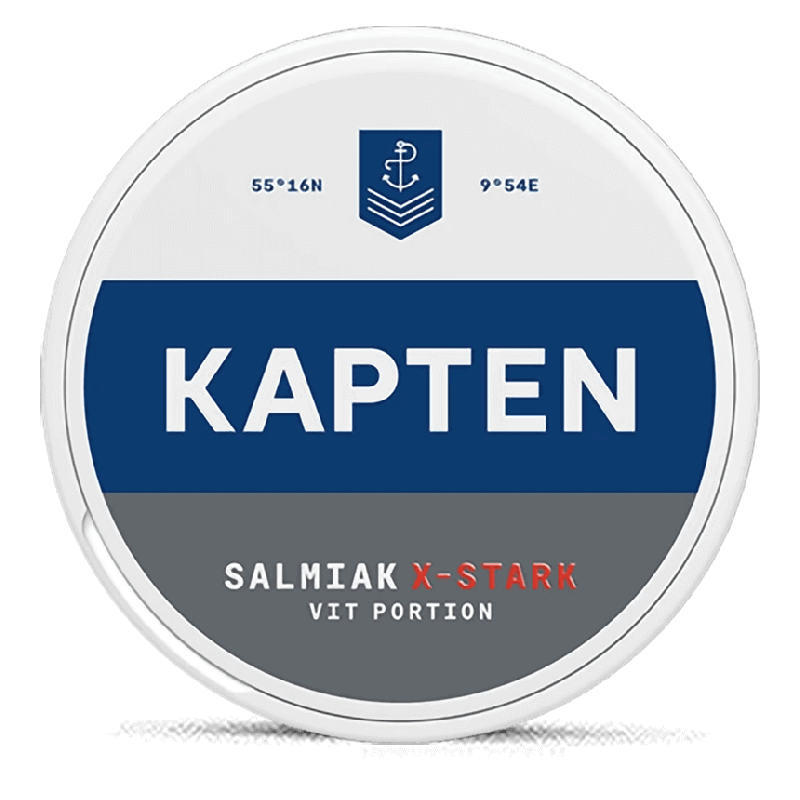 Kapten Extra Strong White Salmiak Product Label Kapten Extra Strong White Salmiak Product Label